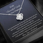 Gift For Pregnant Best Friend |  Love Knot Necklace | Mama To Be | Expectant Mother Locket Present | First Time Motherife, Interlocked Hearts