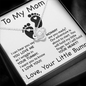 Gift Necklace For Pregnant Mom | Baby Shower Present | Mom With New Baby | Pregnancy Locket | Push Gift From Husband