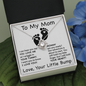 Gift Necklace For Pregnant Mom | Baby Shower Present | Mom With New Baby | Pregnancy Locket | Push Gift From Husband