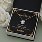 Romantic Jewelry Necklace | Romantic Love Poem Card | For Future Partner | Valentines Day Gift