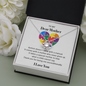 Autism Mom Gift | Mother's Day Gift |Tiny Puzzle Piece Necklace | Autism Awareness Pendant