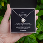 Dear Future Wife Necklace | "Let Me Be Your Forever"| Soulmate Jewelry | Gift For Fiancee | Message Card Jewelry Locket