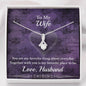 To My Favorite Thing, Romantic Jewelry Pendant Necklace,Meaningful Jewelry For Wife, Alluring Pendant