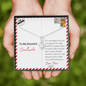 Moving Away & Long Distance Gift | Sentimental Gift For Loved One | Message Card Relationship Gift | Allure Necklace Valentine Gift