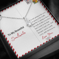 Moving Away & Long Distance Gift | Sentimental Gift For Loved One | Message Card Relationship Gift | Allure Necklace Valentine Gift