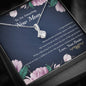 To Amazing New Mom, Gift From Best Friend, Allure Necklace