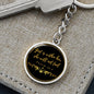 God is within her Keychain | Bible verse necklace | Psalm 46:5| Baptism gift | Christian jewelry for women | Confirmation gift | Religious jewelry for girl
