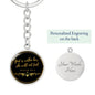 God is within her Keychain | Bible verse necklace | Psalm 46:5| Baptism gift | Christian jewelry for women | Confirmation gift | Religious jewelry for girl