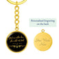 God is within her Keychain | Bible verse necklace | Psalm 46:5| Baptism gift | Christian jewelry for women | Confirmation gift | Religious jewelry for girl