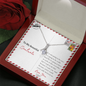 Moving Away & Long Distance Gift | Sentimental Gift For Loved One | Message Card Relationship Gift | Allure Necklace Valentine Gift