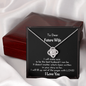 To My Future Wife Necklace | "Rest Of Your Story"| Soulmate Jewelry | Anniversary Gift For Wife | Message Card Jewelry Locket