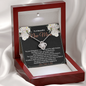 New Mom Appreciation Gift For Sister-in-Law | Push Gift Necklace | Sentimental Mothers Day Gift Message Card | From Sister-in-Law Present