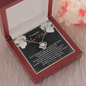 New Mom Appreciation Gift For Daughter-in-Law | Push Gift Necklace | Sentimental Mothers Day Gift Message Card | From Mother-in-Law Present