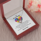 Autism Mom Gift | Mother's Day Gift |Tiny Puzzle Piece Necklace | Autism Awareness Pendant