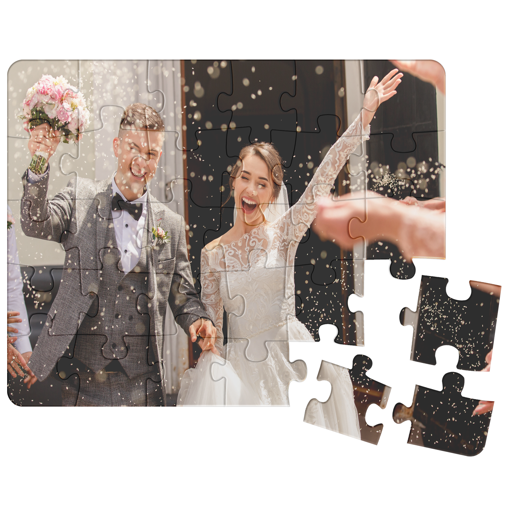 Personalized Zig Saw Puzzle | Wedding Present | Marriage Anniversary Gift