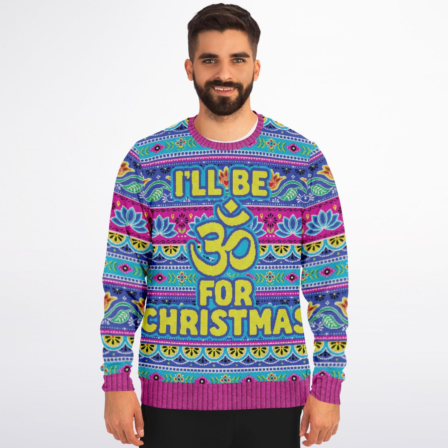 Yoga Ugly Christmas Sweatshirt |  Gift For Yoga Lovers