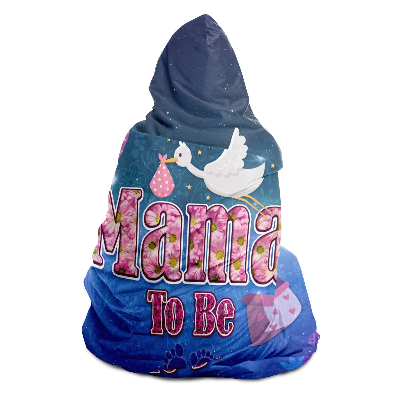 Mama To Be: Girl Baby Hooded Blanket