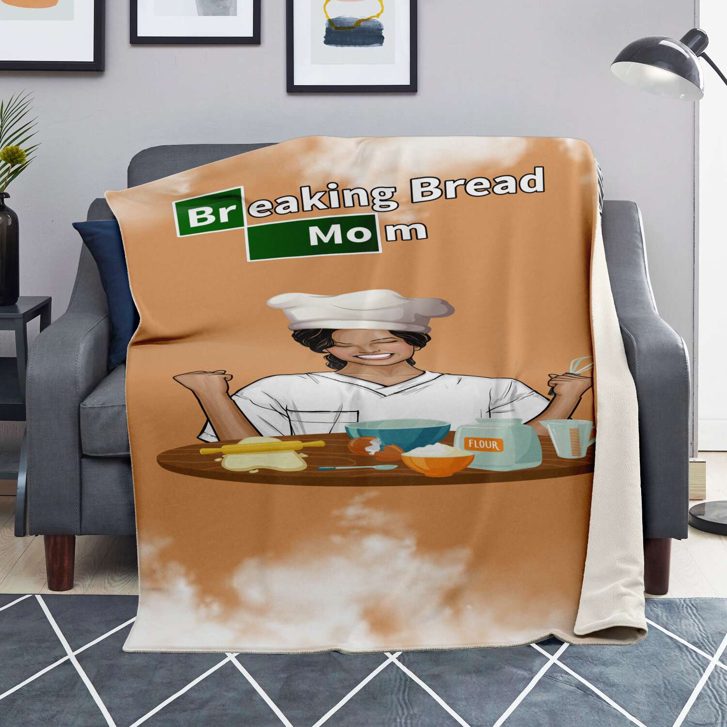 Breaking Bread Baker Mom Blanket