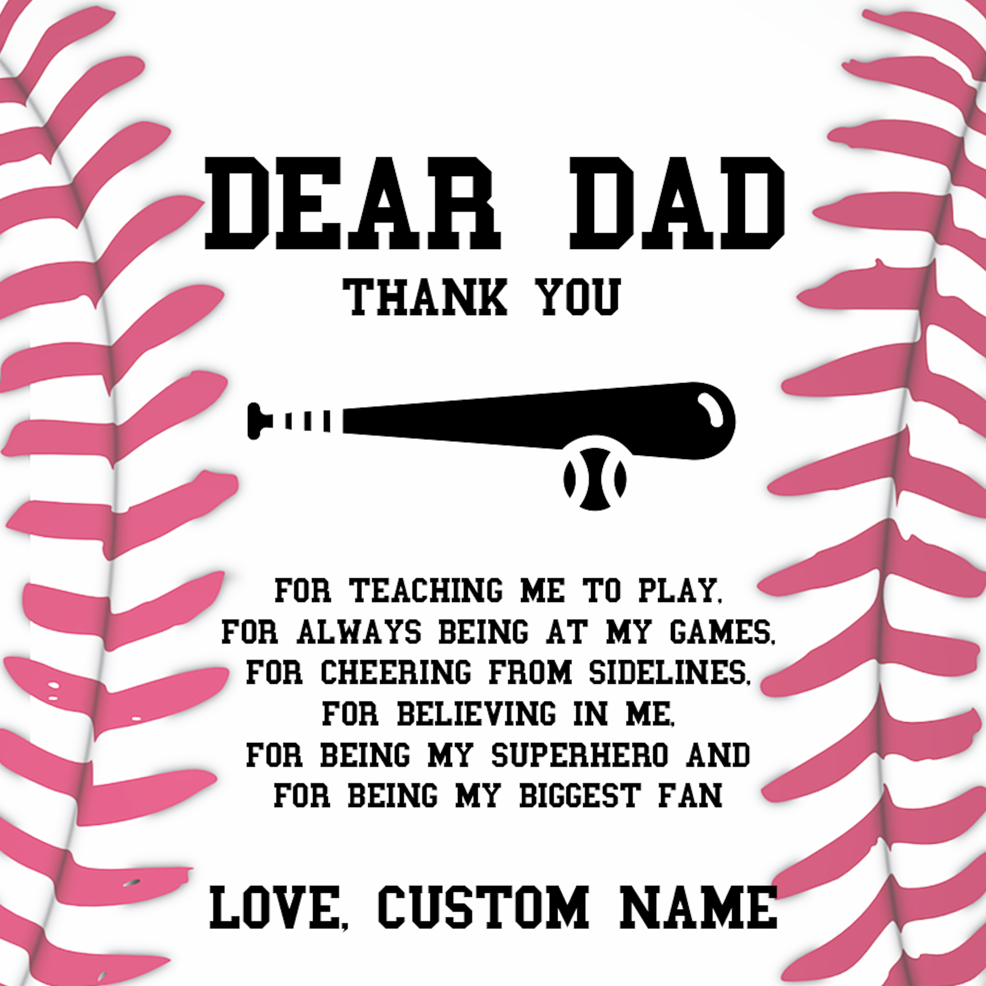 Baseball Dad Watch | Personalize Up To 3 Kid Name | Gifts For Christmas | Happy Fathers Day | Best Father Present