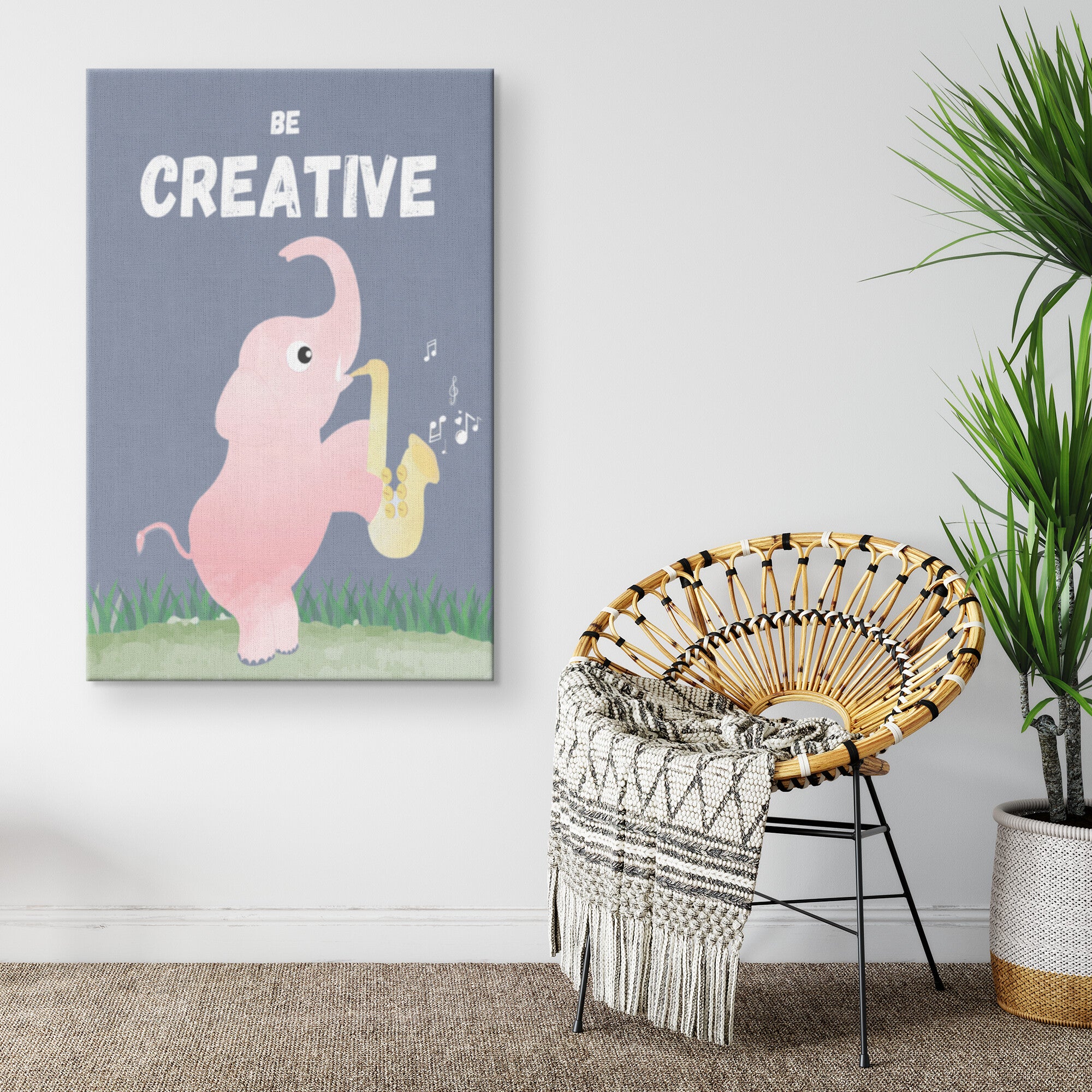 Be Creative Canvas Wall Art