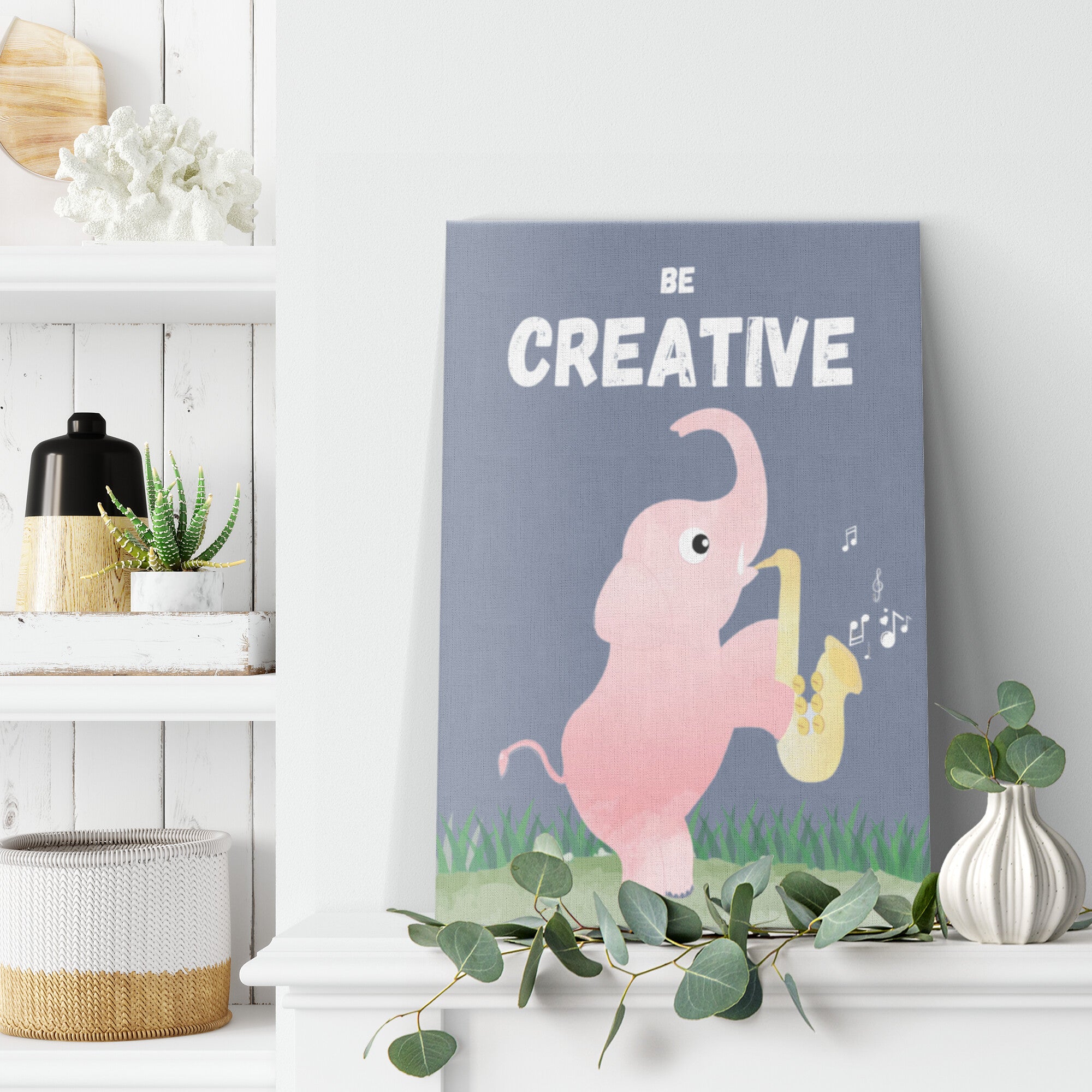 Be Creative Canvas Wall Art