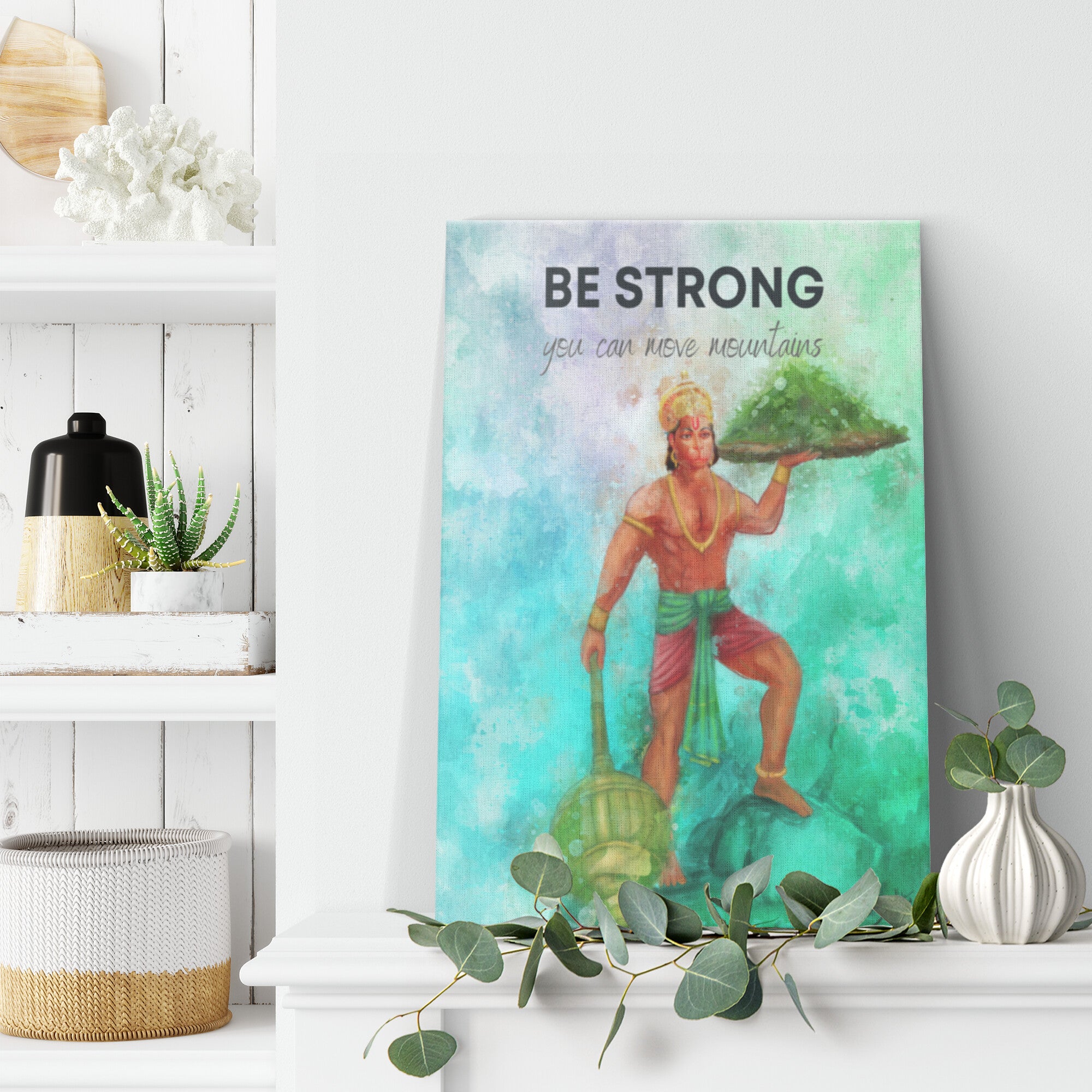 Be Strong: Hanumana Canvas Art