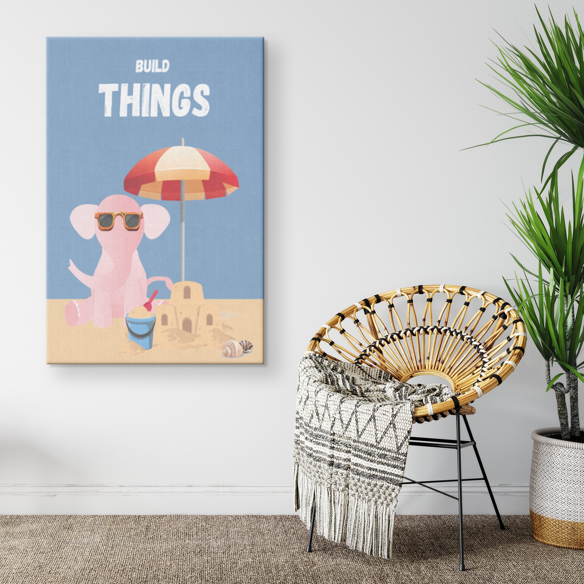 Build Things Canvas Art