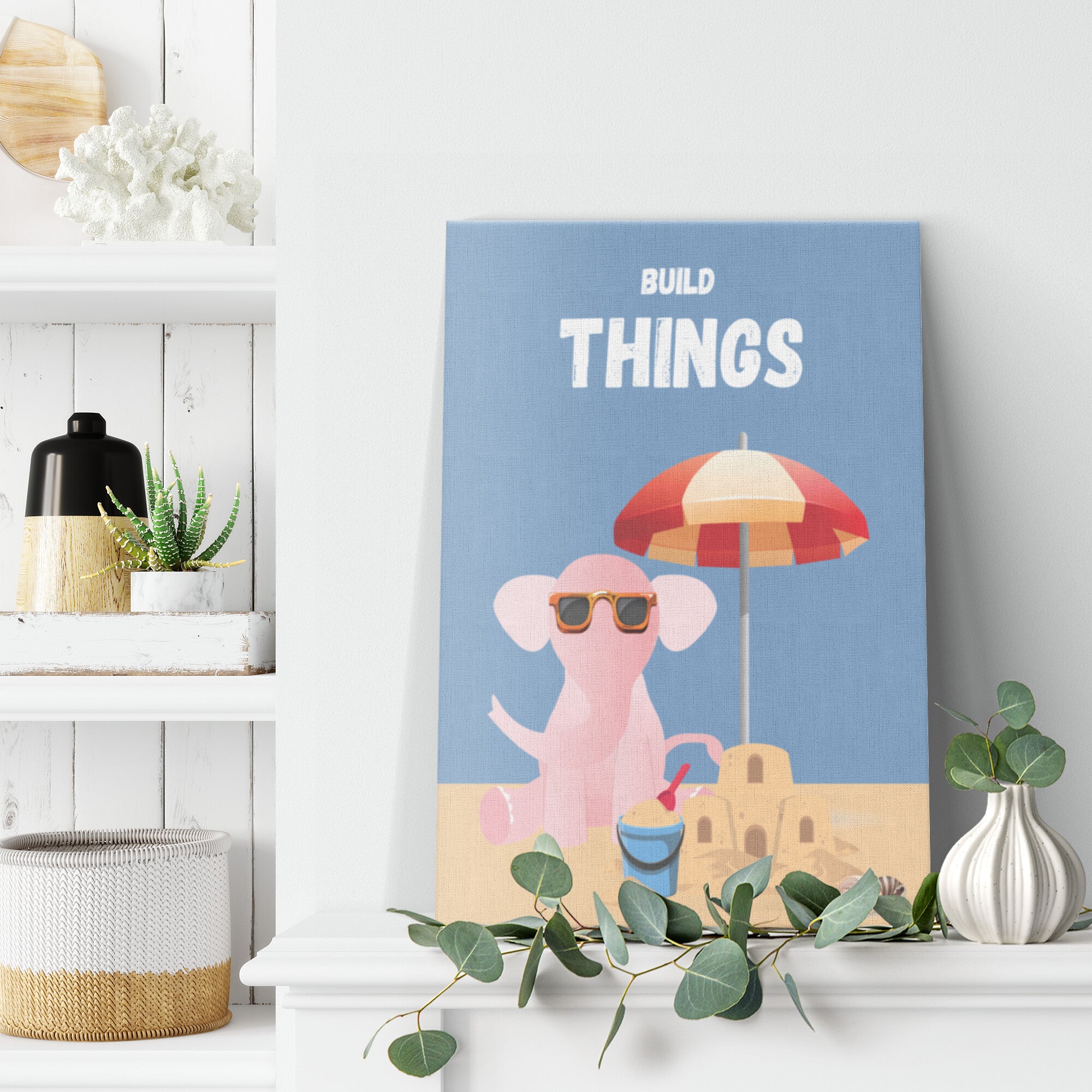 Build Things Canvas Art