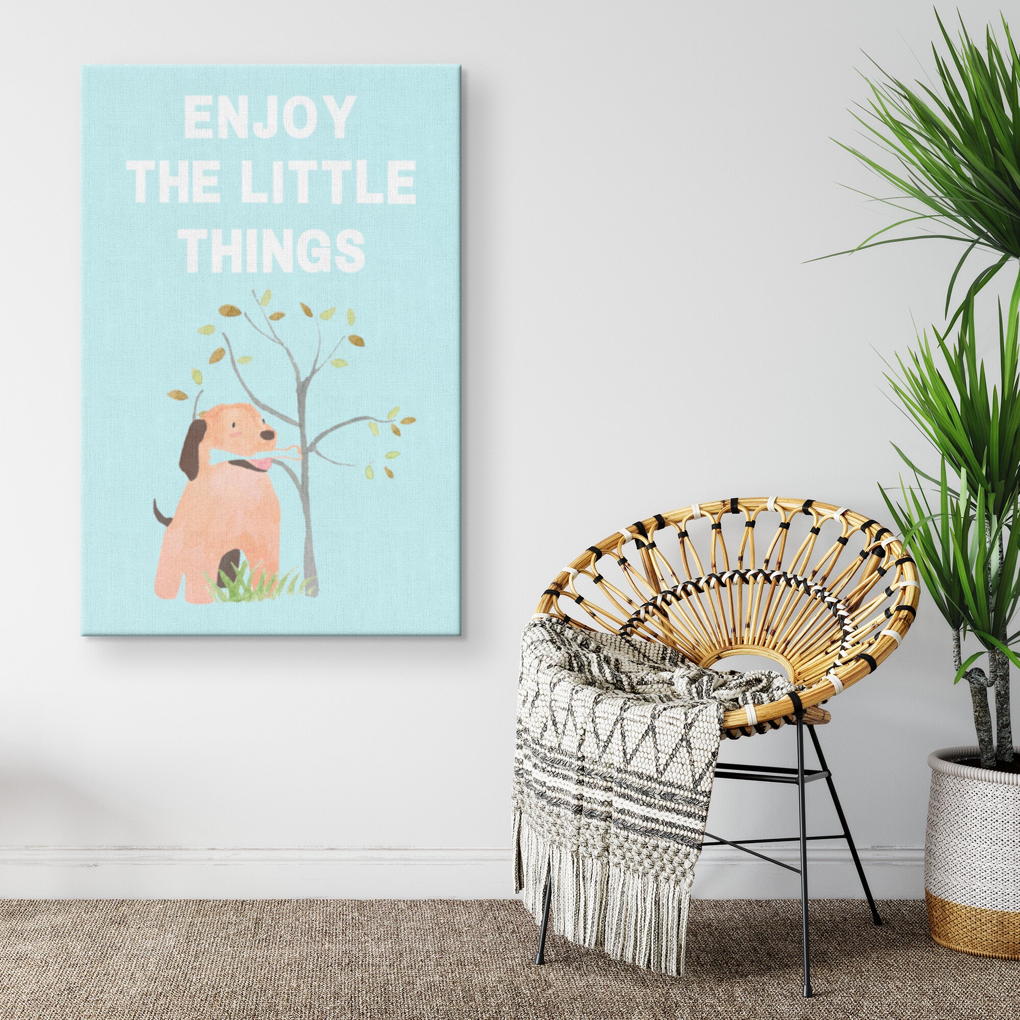 Enjoy Little Things Canvas Art