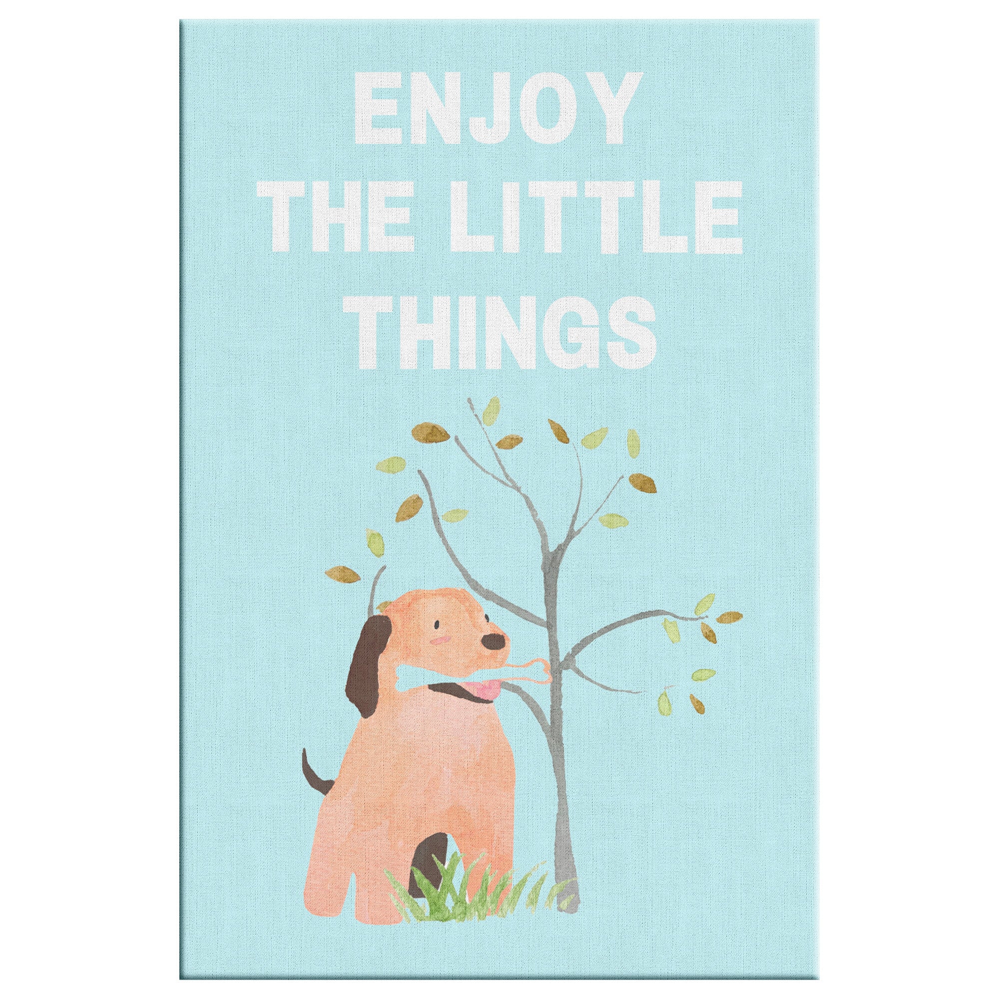 Enjoy Little Things Canvas Art