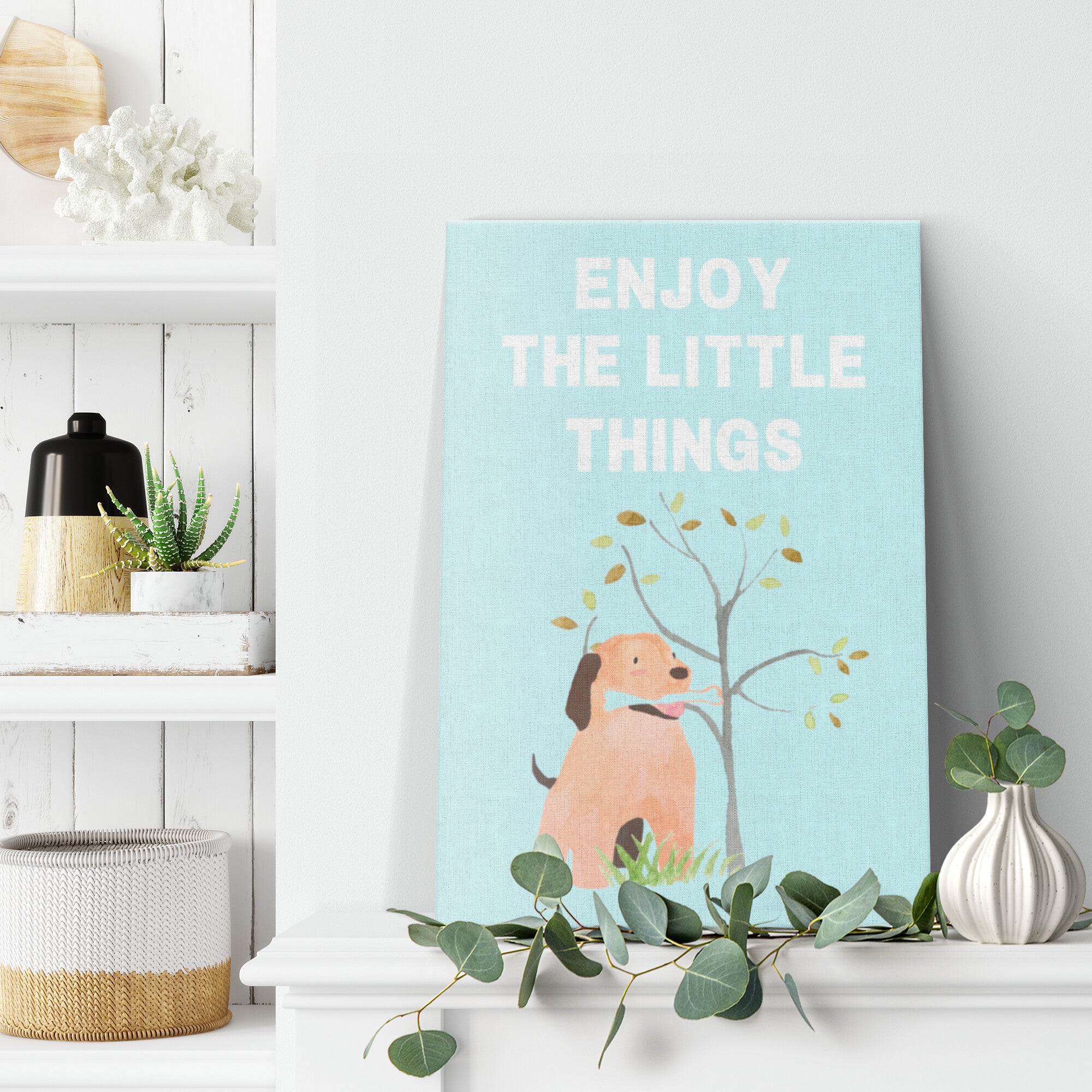 Enjoy Little Things Canvas Art