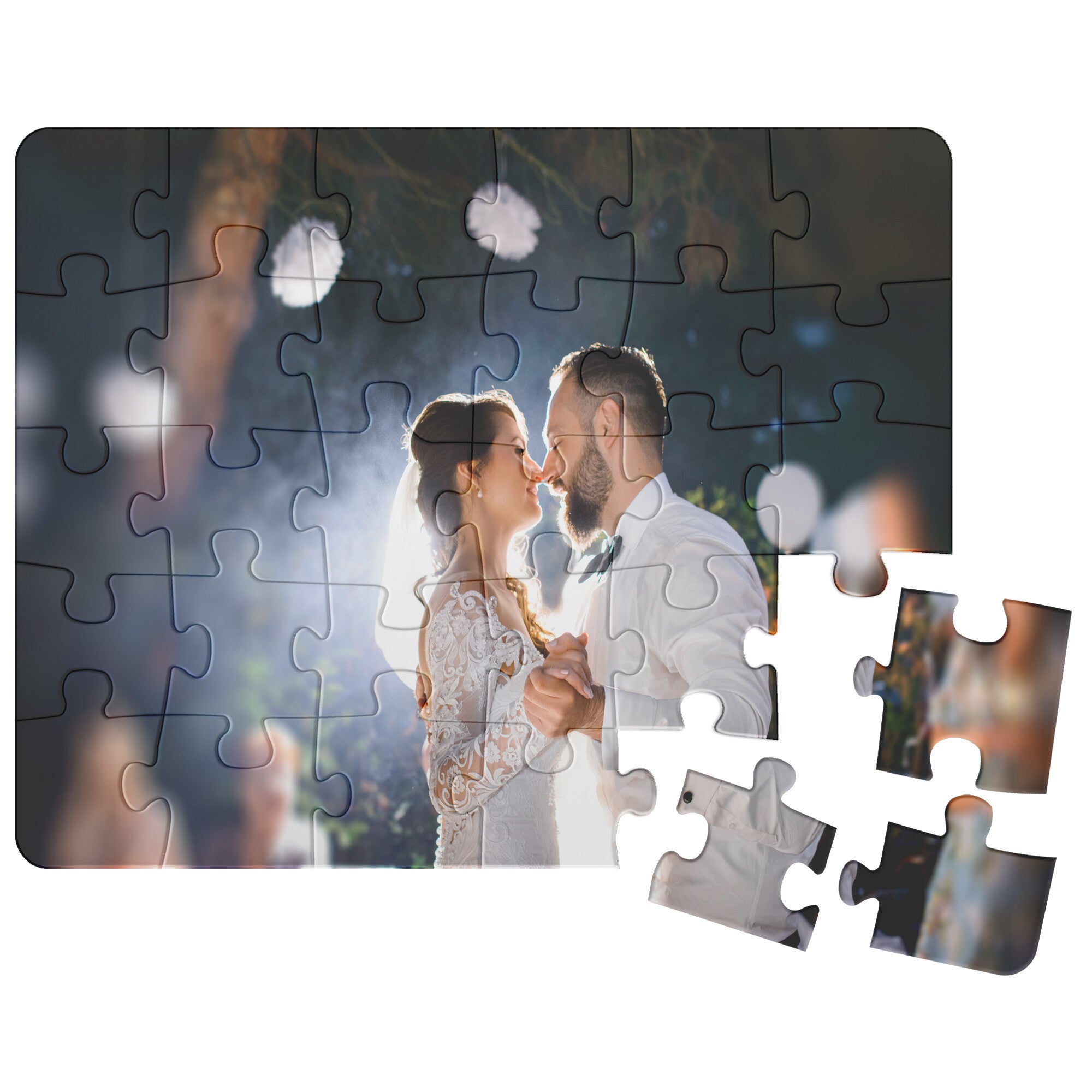 Personalized Zig Saw Puzzle | Wedding Present | Marriage Anniversary Gift