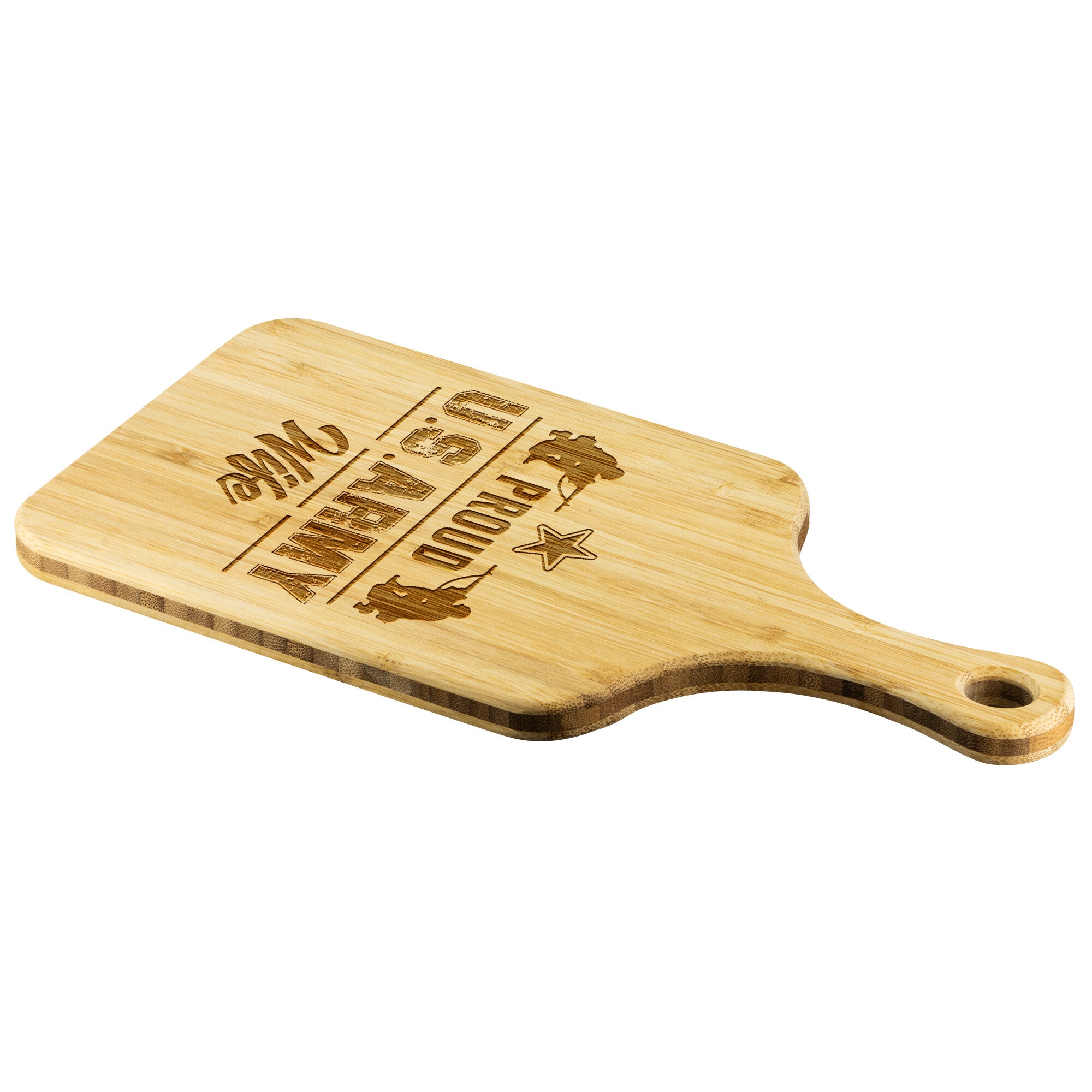 Proud Army Wife Cutting Board | Valentine's Day Gift | Christmas Present
