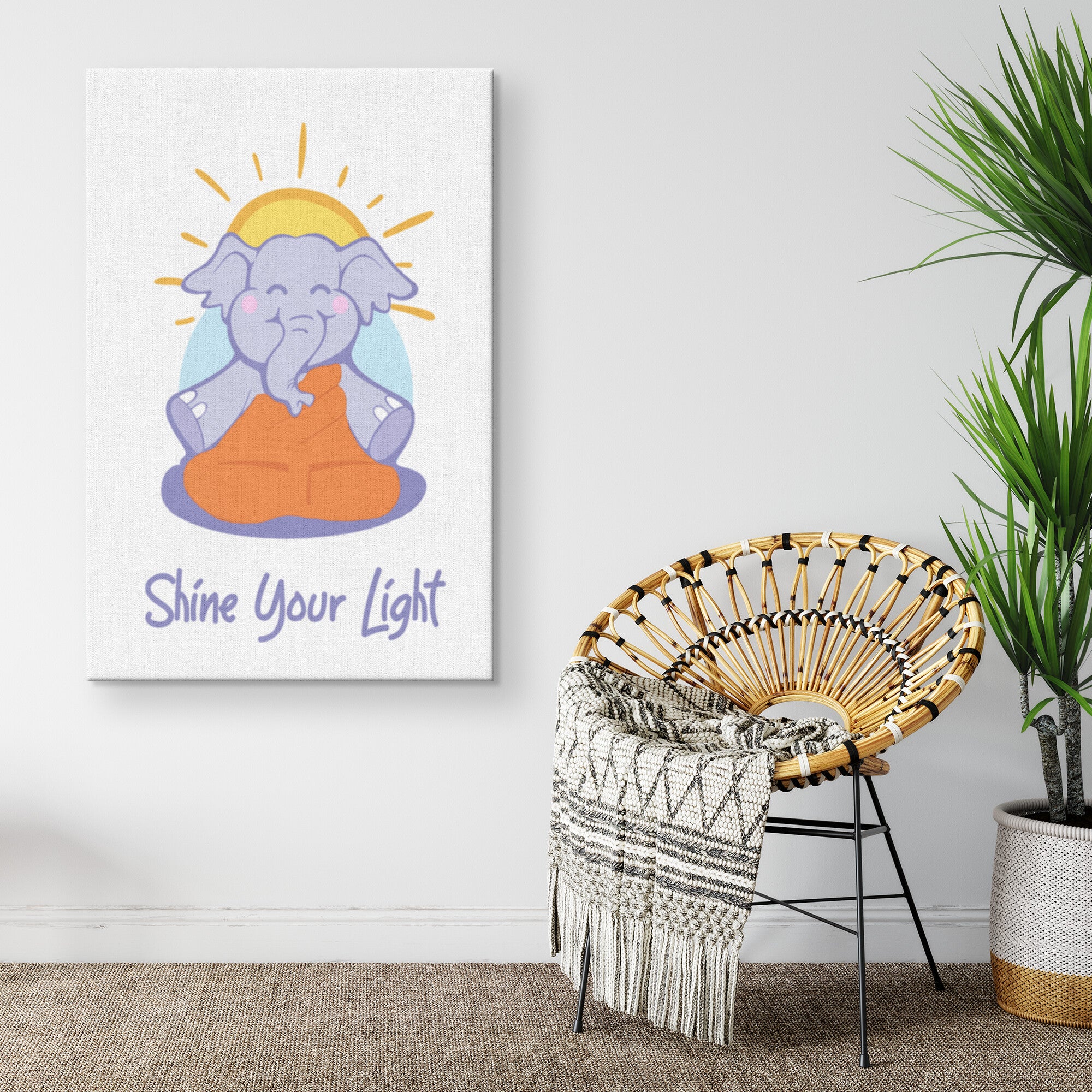 Shine Your Light Canvas Art