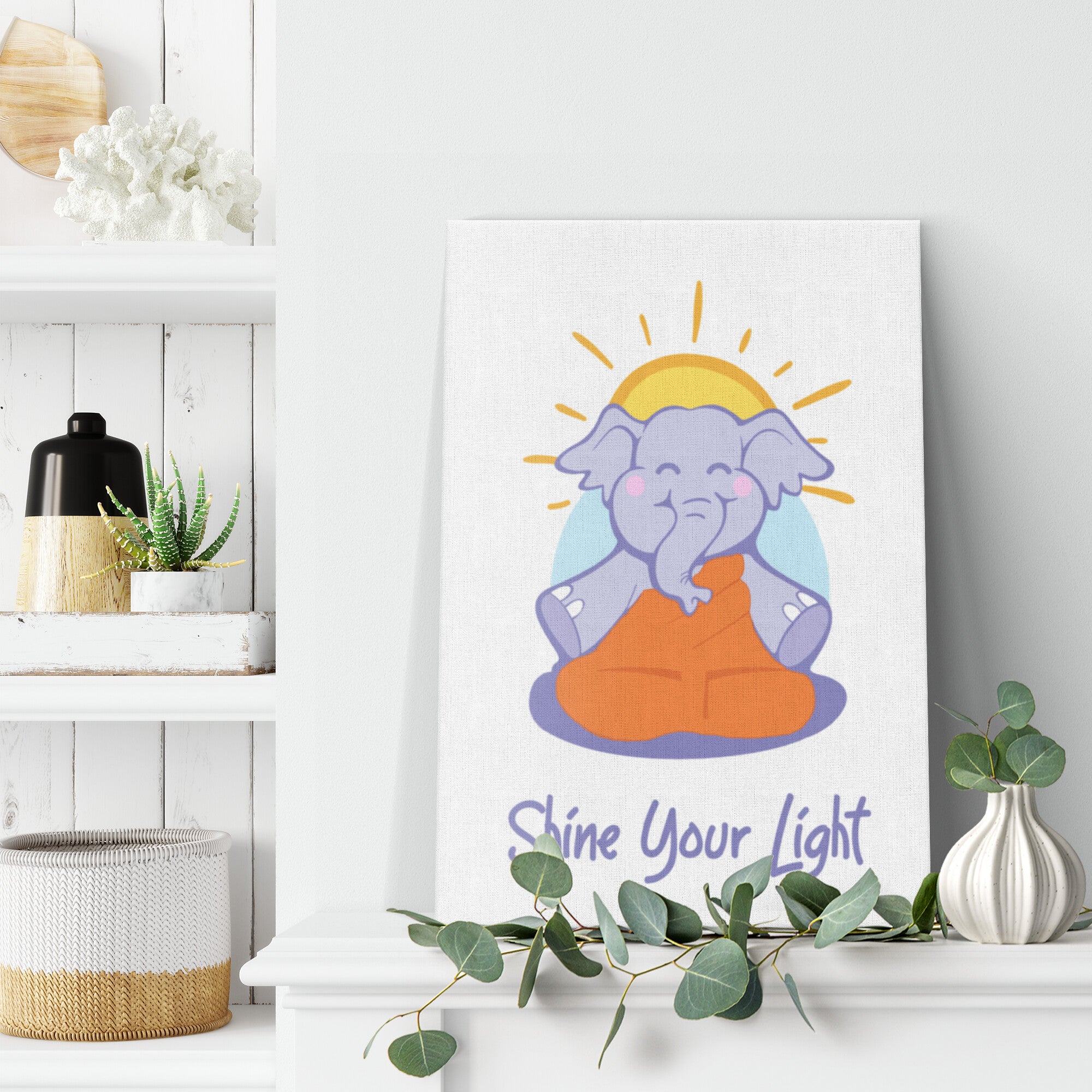 Shine Your Light Canvas Art