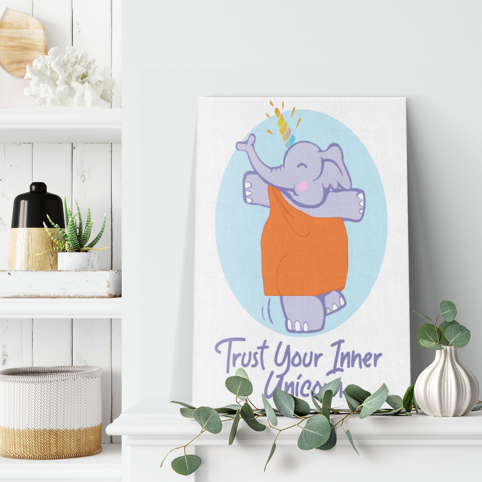 Trust Your Inner Unicorn Canvas Art