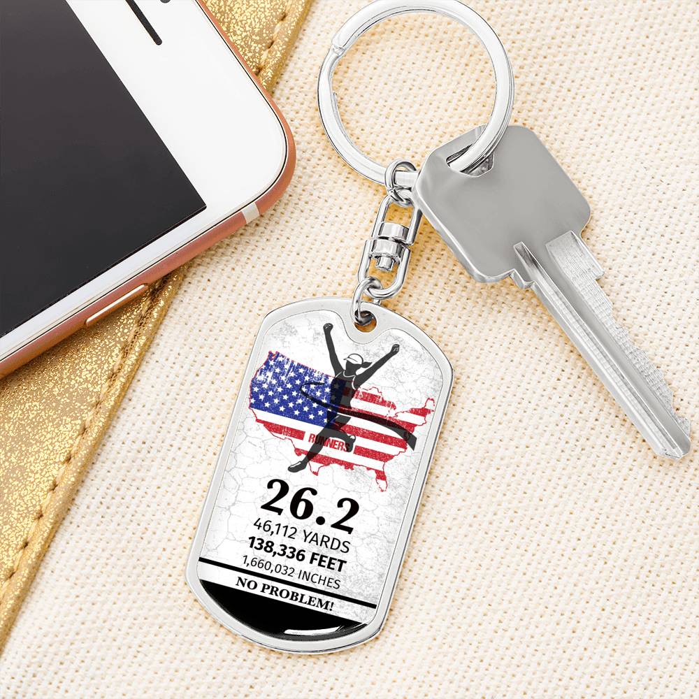 Keychain Gift For Marathon Runner Women