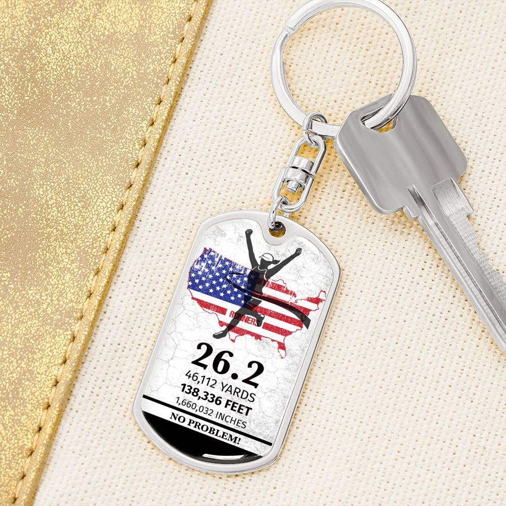 Keychain Gift For Marathon Runner Women