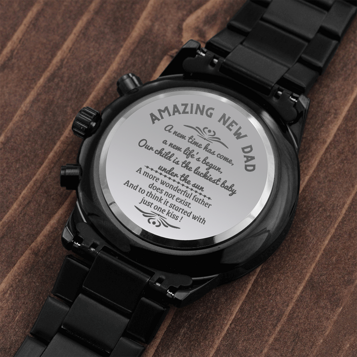 New Dad Engraved Watch | First Father's Day | Gift For Christmas | Fro – LifeMomma