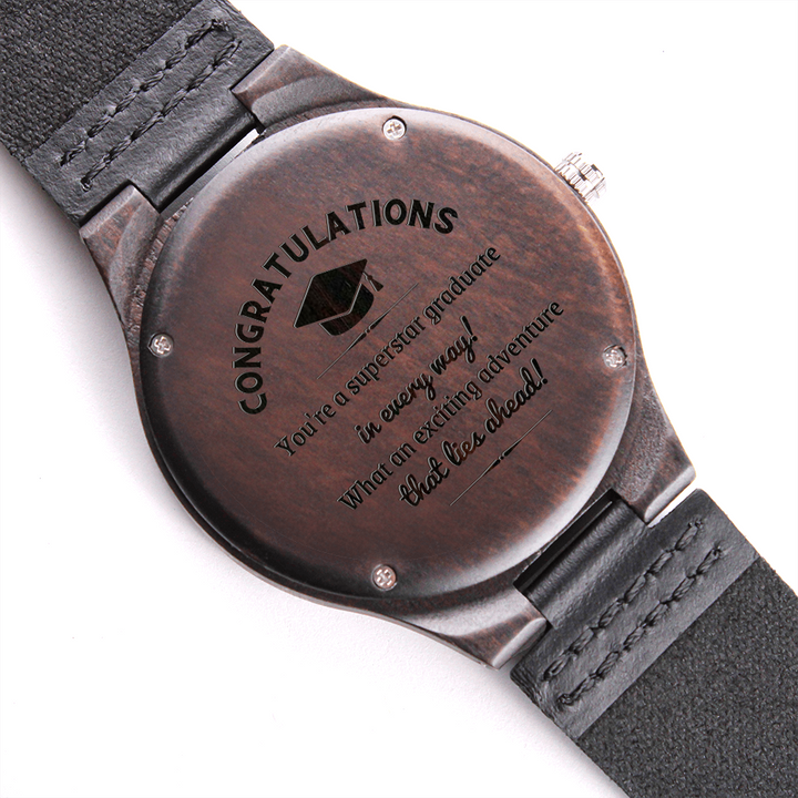 Son engraved watch top