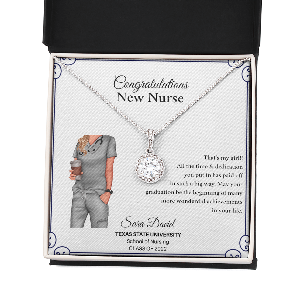 Personalized Nurse Graduation Gift for Nurse | New Nurse Gift Ideas Nursing Graduation Gift Necklace | Nurse Gift for Graduation Nursing Student Gift