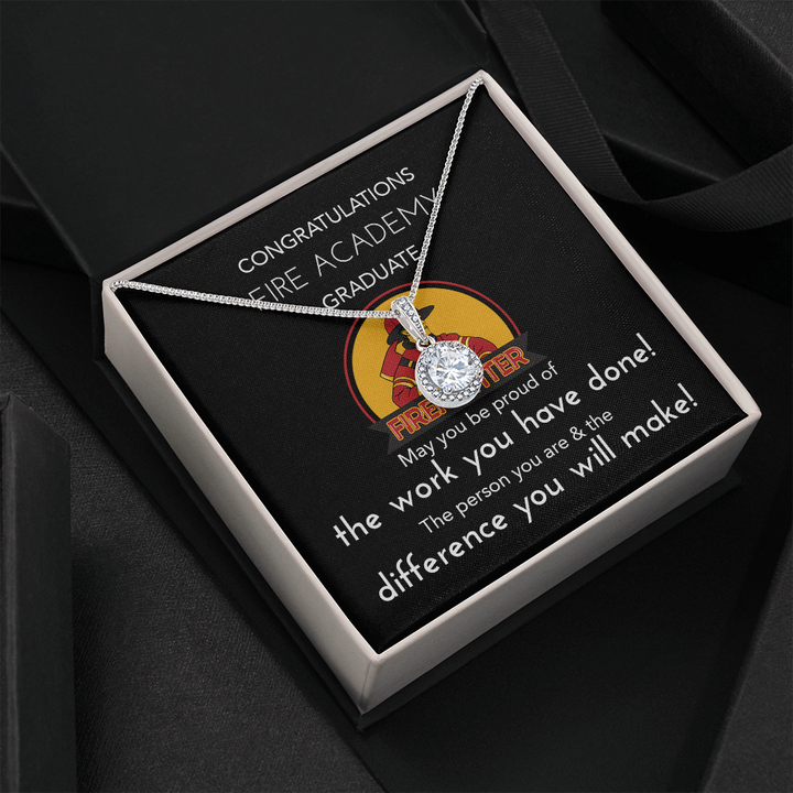 Fire Academy Graduation Gift | Firefighter School Graduate | Female Fire Woman | Meaningful Message Card