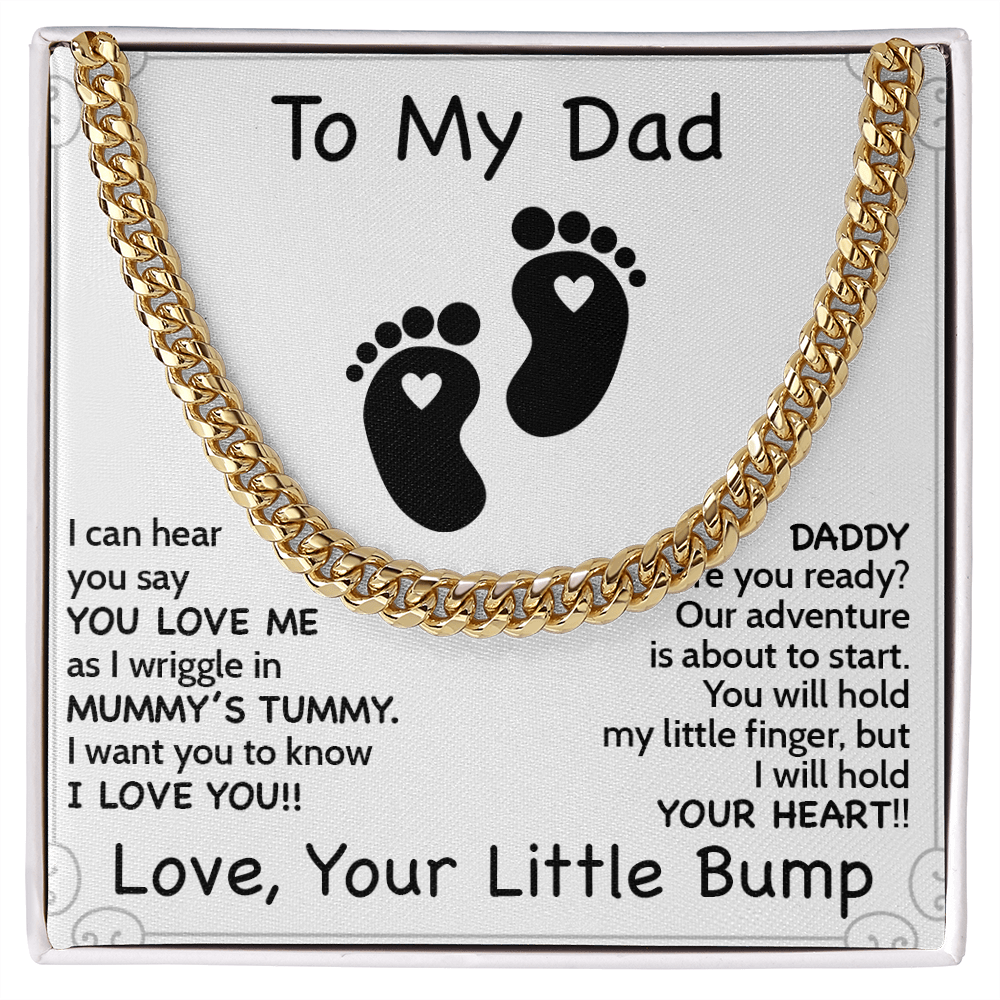 Daddy To Be Keepsake Gift | From Baby Bump | First Father's Day for New Dad | Ultrasound Present | Expectant Dad