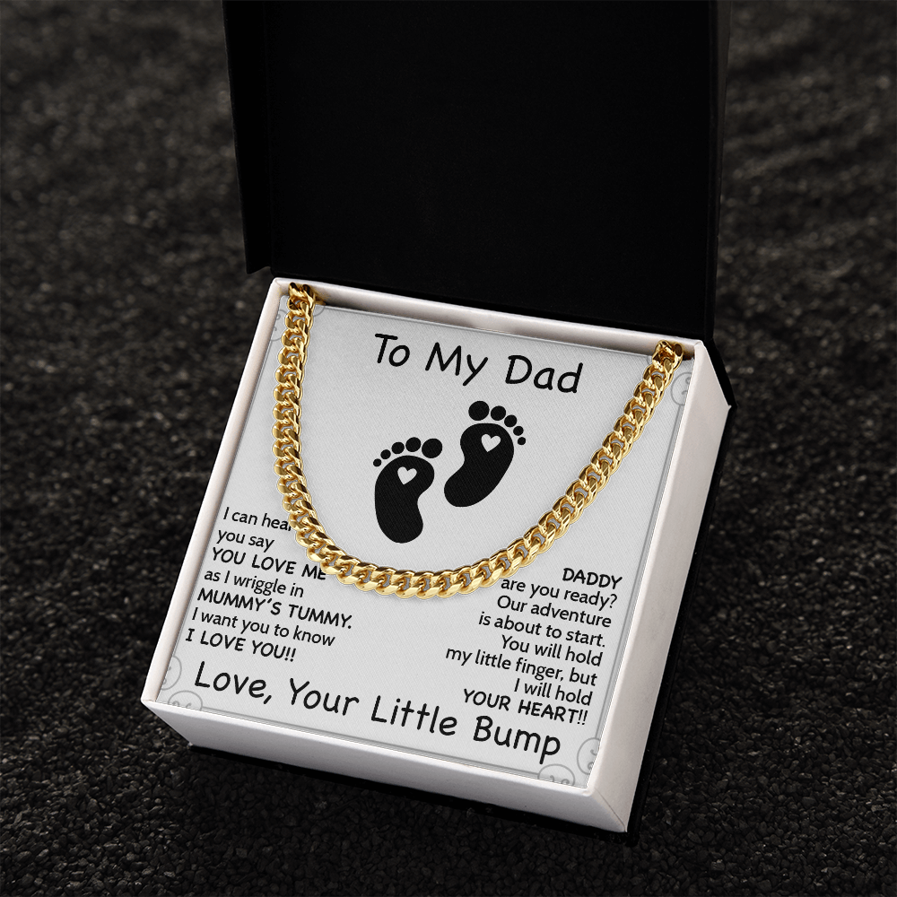 Daddy To Be Keepsake Gift | From Baby Bump | First Father's Day for New Dad | Ultrasound Present | Expectant Dad