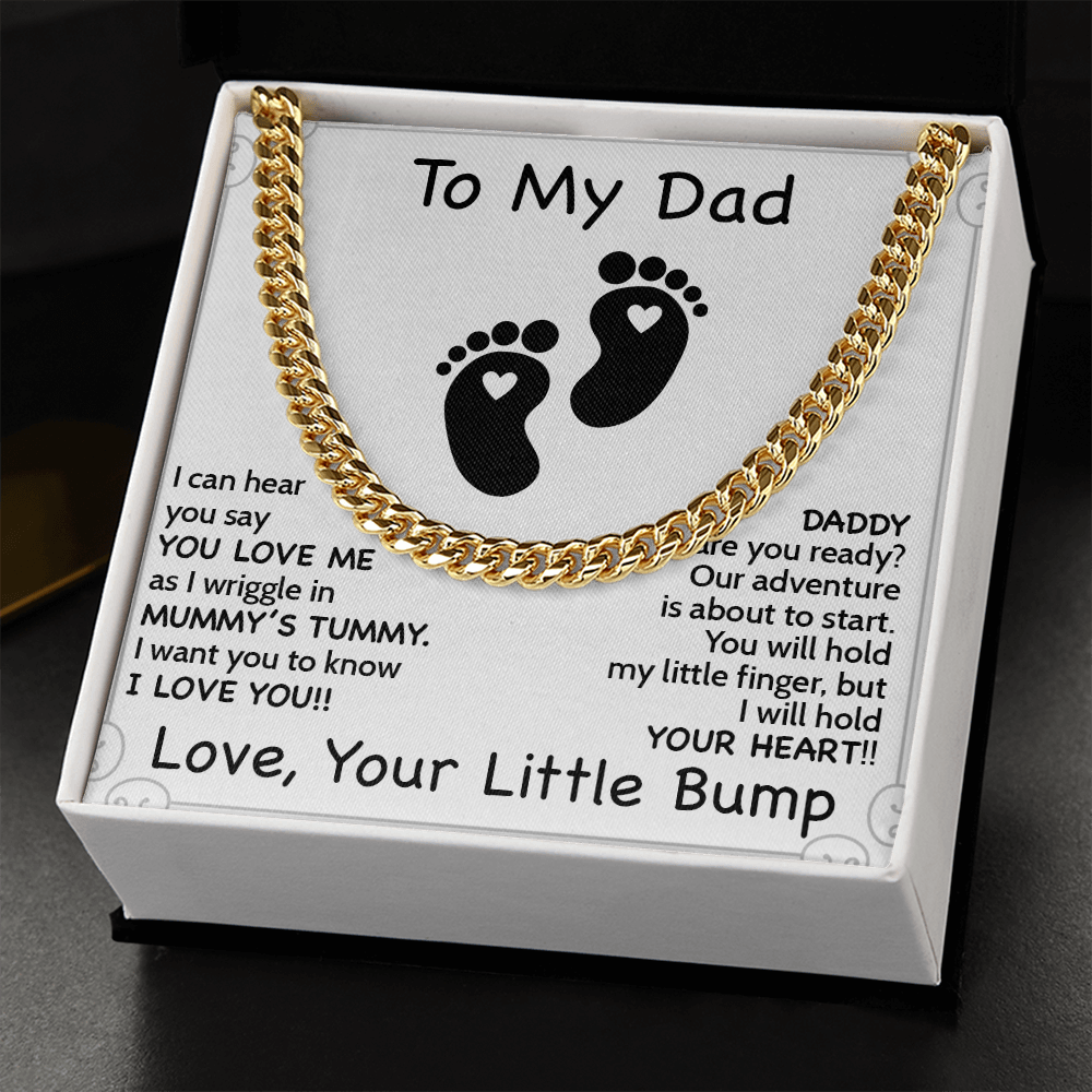 Daddy To Be Keepsake Gift | From Baby Bump | First Father's Day for New Dad | Ultrasound Present | Expectant Dad