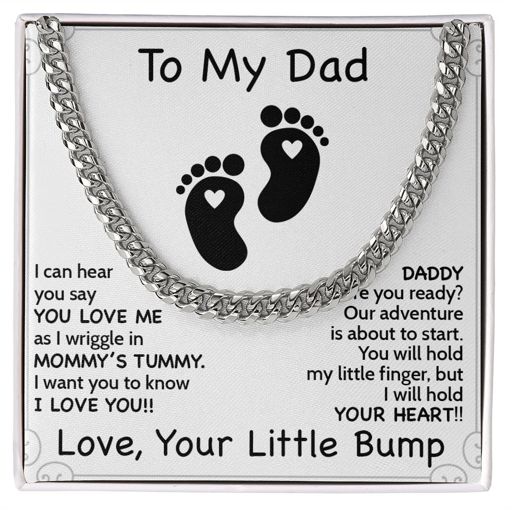 Daddy* To Be Keepsake Gift | From Mommy Tummy | First Father's Day for New Dad | Ultrasound Present | Expectant Dad