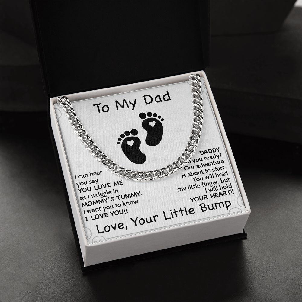 Daddy* To Be Keepsake Gift | From Mommy Tummy | First Father's Day for New Dad | Ultrasound Present | Expectant Dad