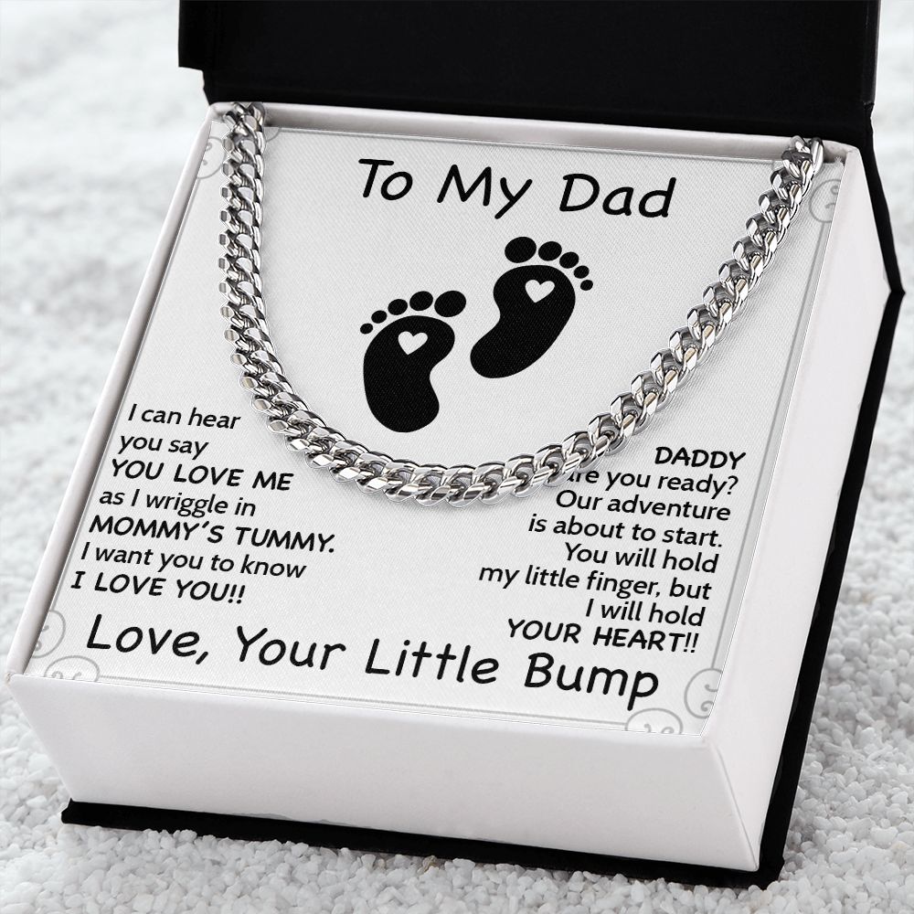 Daddy* To Be Keepsake Gift | From Mommy Tummy | First Father's Day for New Dad | Ultrasound Present | Expectant Dad