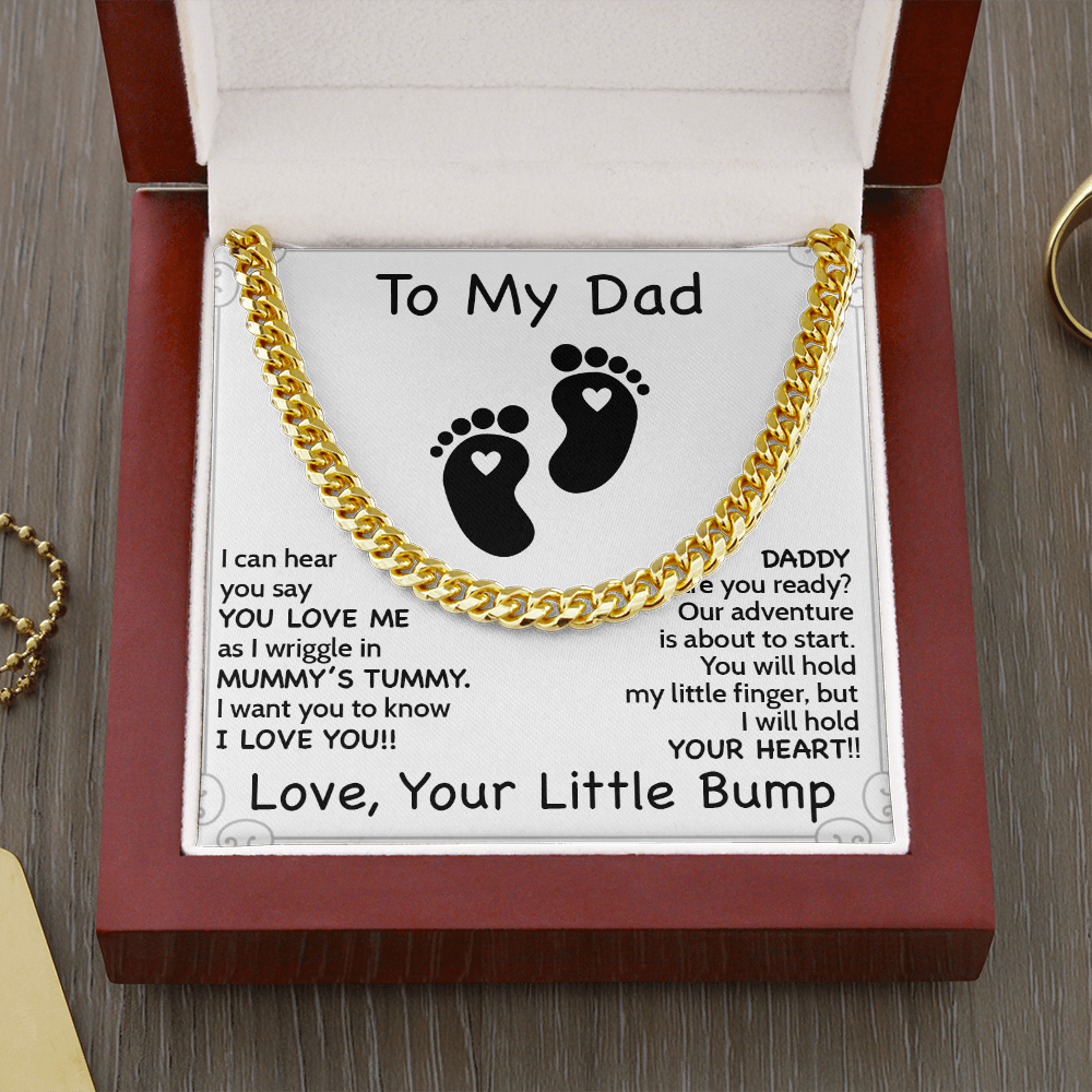 Daddy To Be Keepsake Gift | From Baby Bump | First Father's Day for New Dad | Ultrasound Present | Expectant Dad