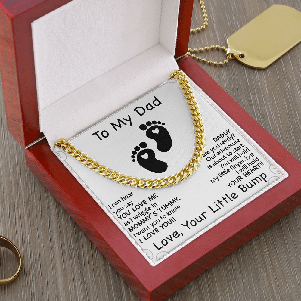 Daddy* To Be Keepsake Gift | From Mommy Tummy | First Father's Day for New Dad | Ultrasound Present | Expectant Dad